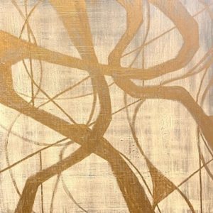 Gayle Hixson - Gold Abstract