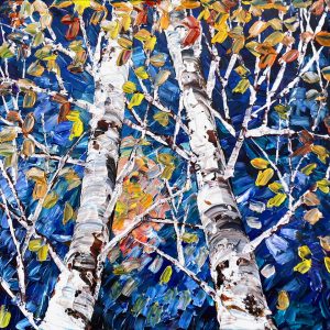 Maya Eventov - Looking Up (Blue)