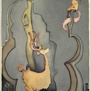 Dr. Seuss - Antlered Animal Adoring Pink-Tufted Small Beast