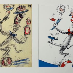 Dr. Seuss - Look at me! Look at me Now! Dyptych