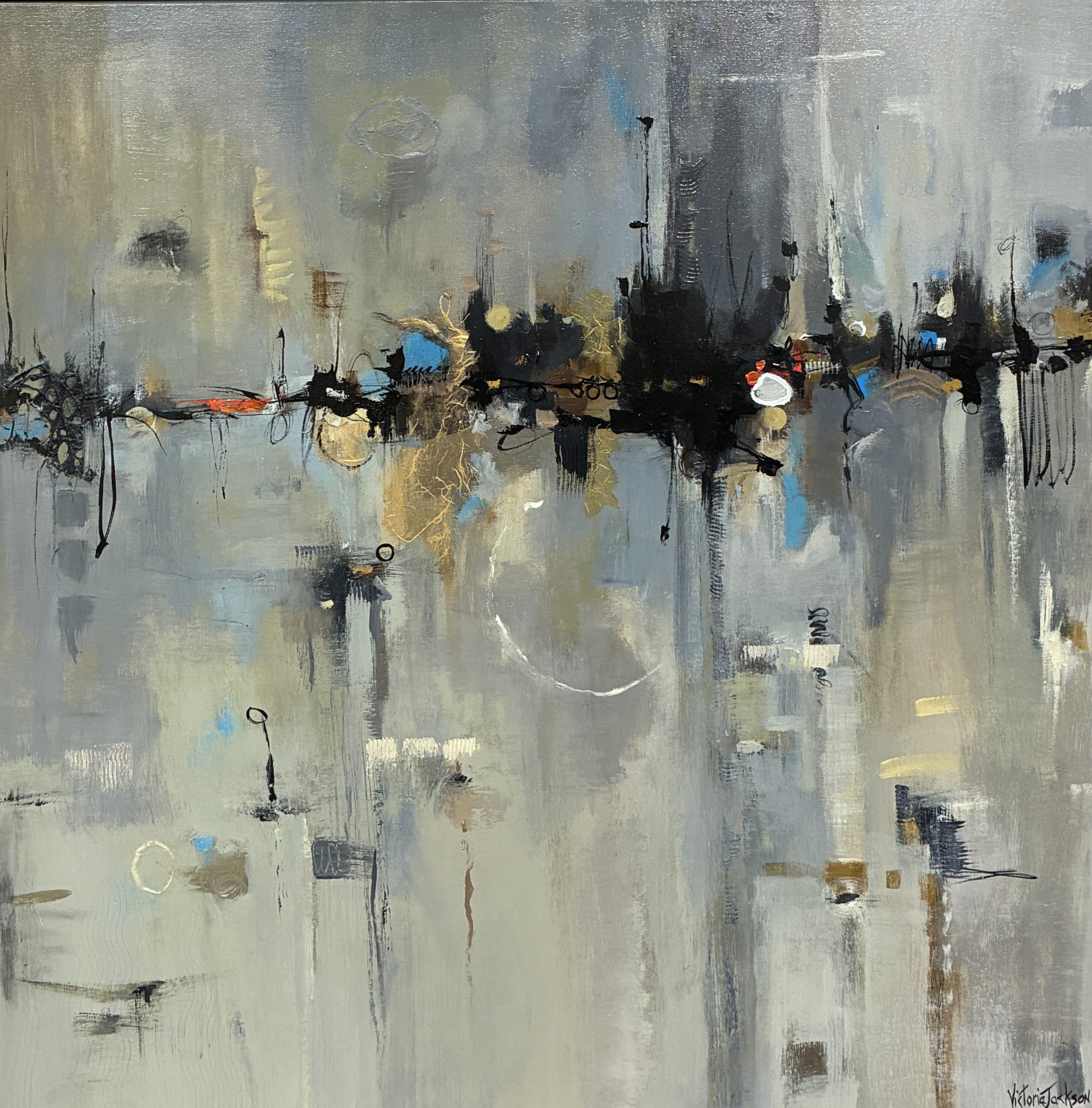 Victoria Jackson - "Relay" Abstract